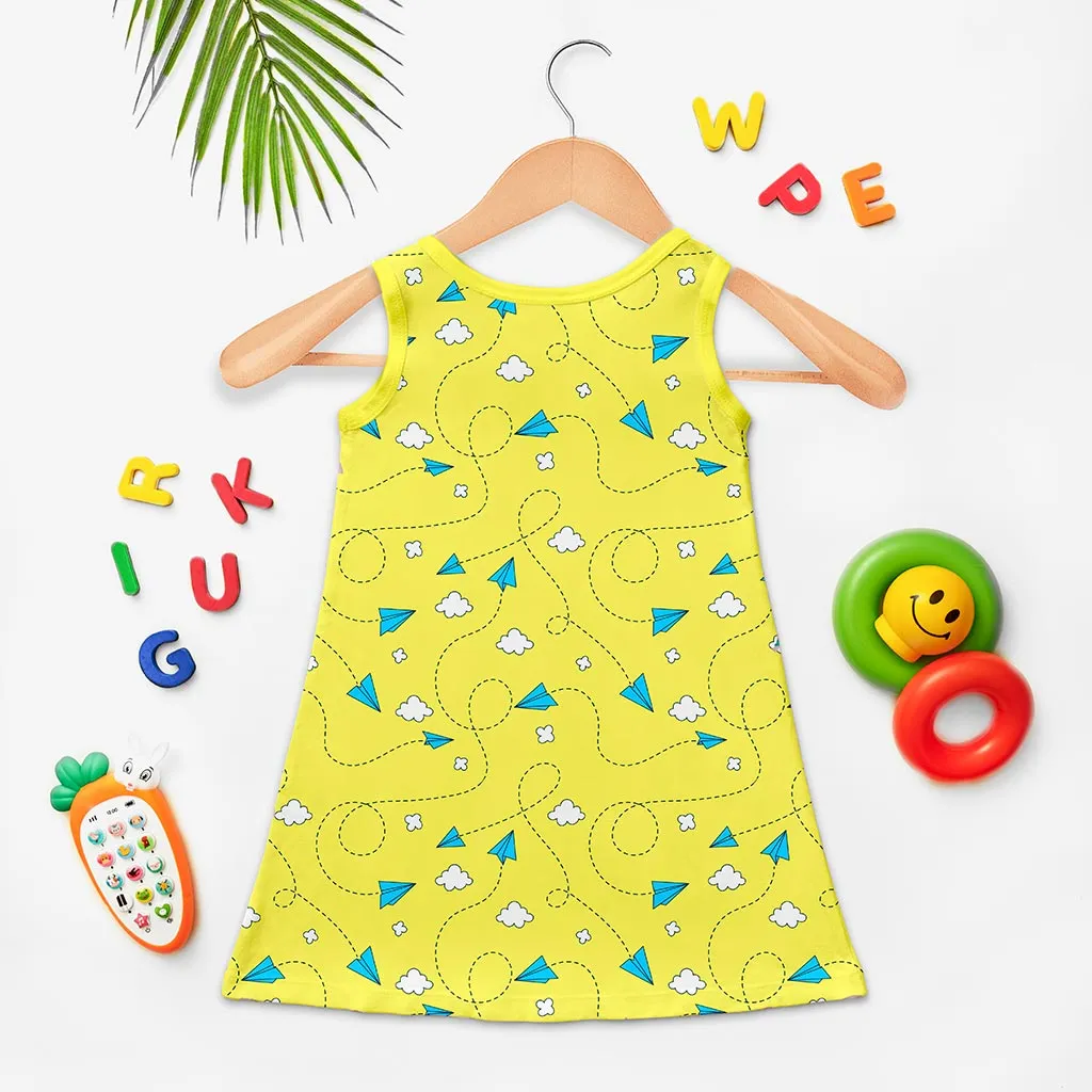 A-line Dress - Airplane - 6 - 12 months