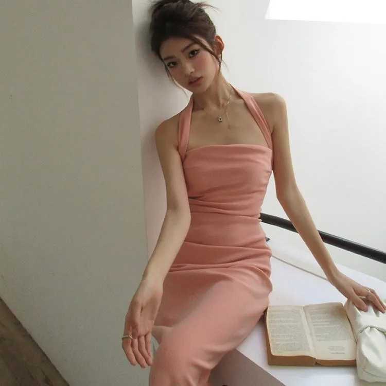 Anna Halter Long Dress