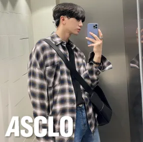 ASCLO  |Glen Patterns Other Plaid Patterns Unisex Street Style