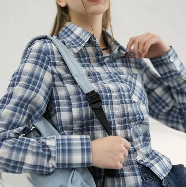 AVANDRESS  |Other Plaid Patterns Casual Style Street Style Long Sleeves