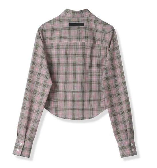 AVANDRESS  |Other Plaid Patterns Casual Style Street Style Long Sleeves