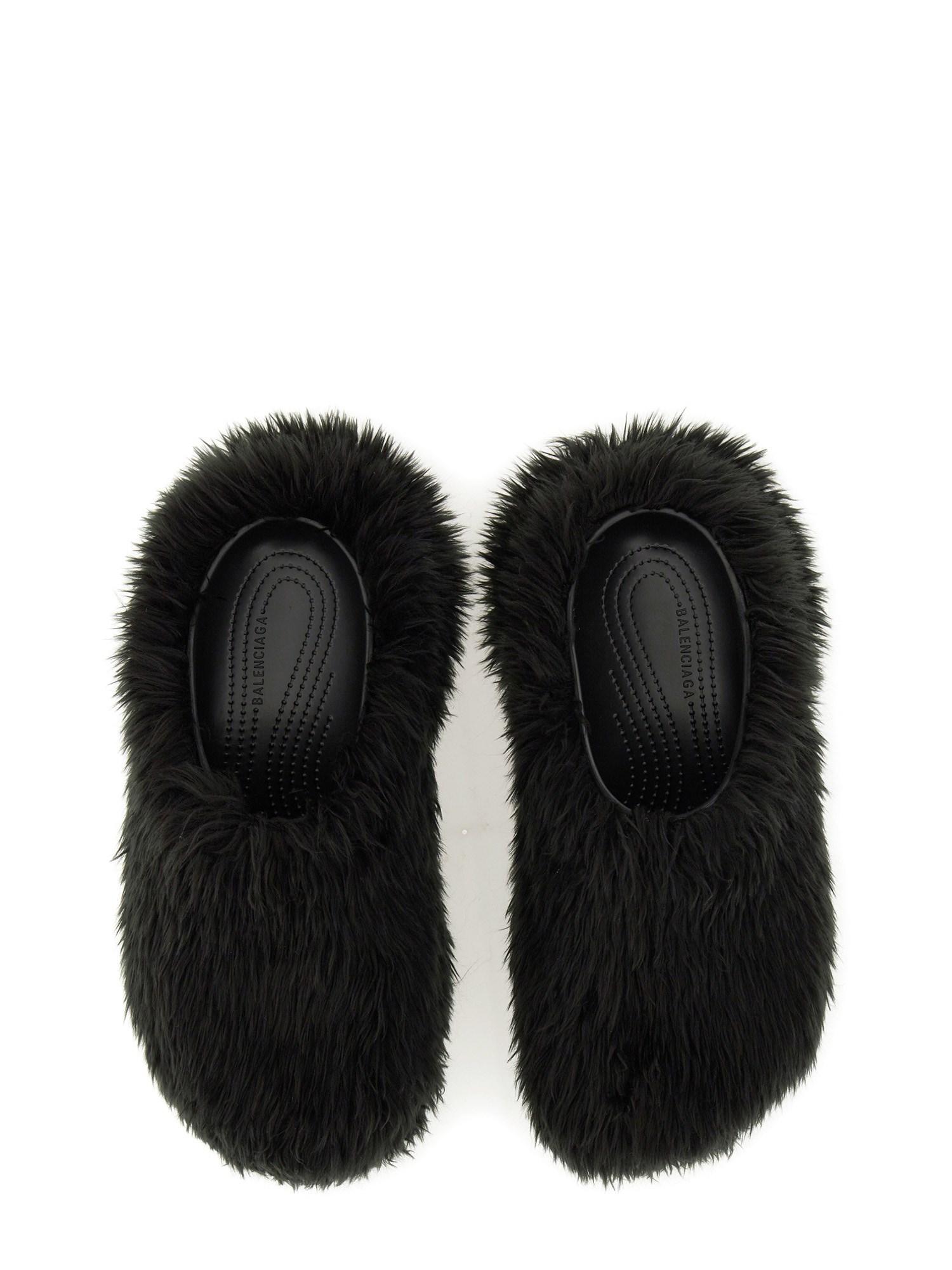 BALENCIAGA    CROCS™ MULES IN ECO FUR