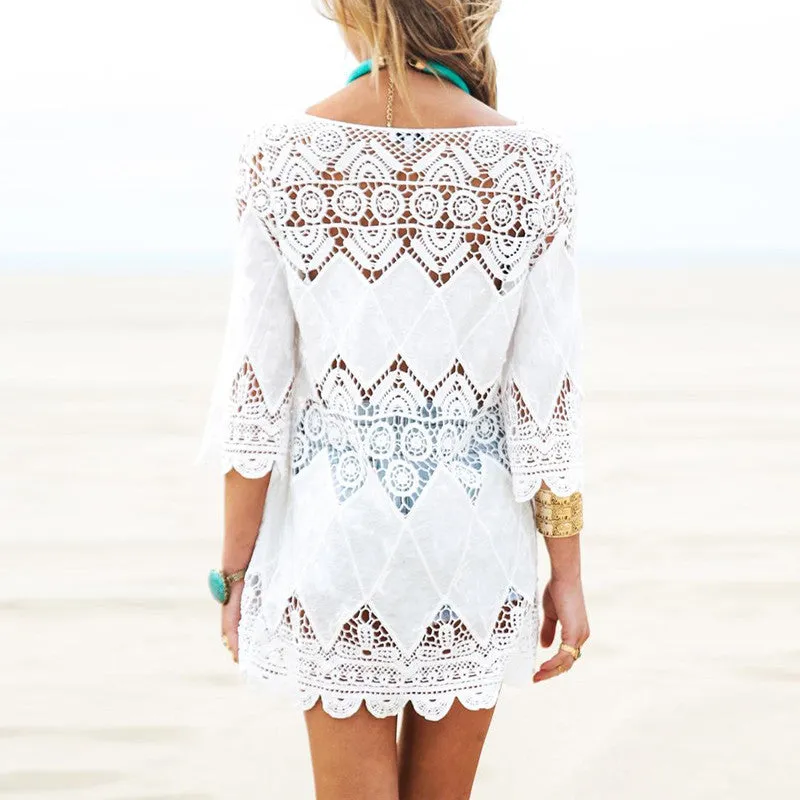 Bali Dreams White Swim Cover Up