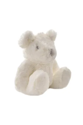 Bambino White Plush Bear Medium 18cm