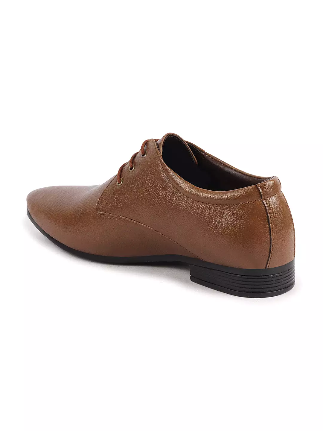 Basics Men Tan Formal Office Lace Up Shoes