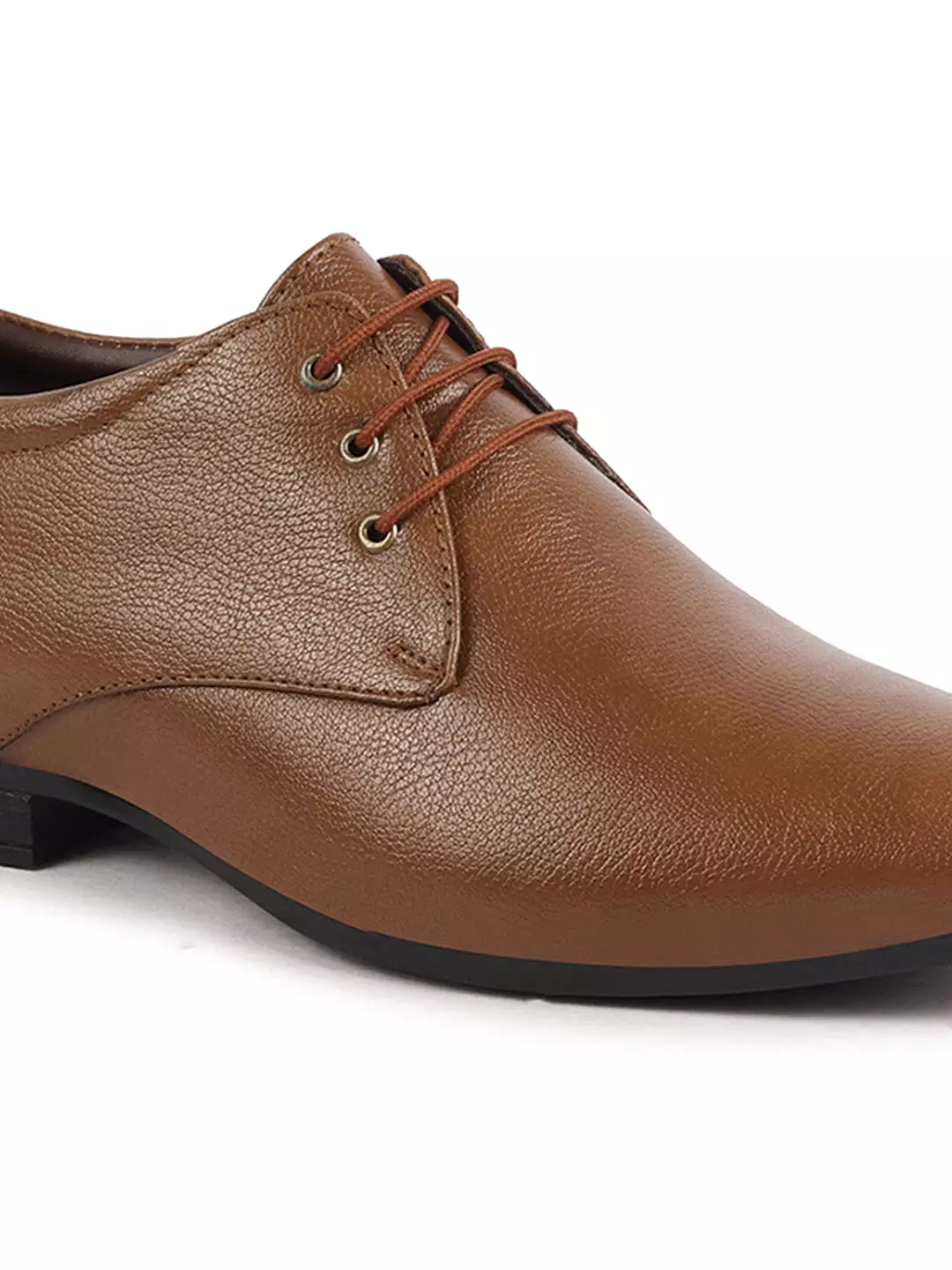 Basics Men Tan Formal Office Lace Up Shoes