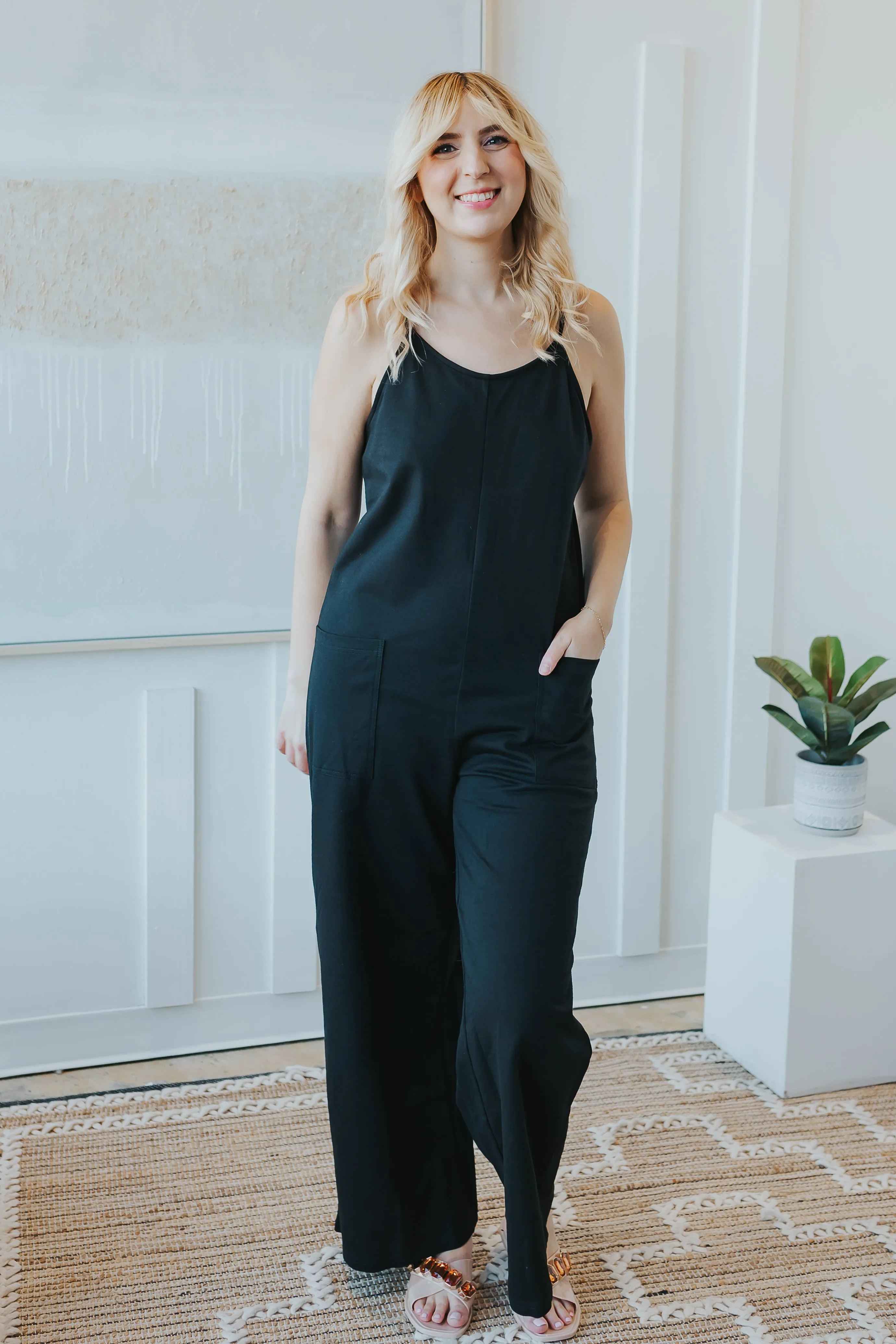 Beach Day Wide Leg Jumpsuit - 2 Colors