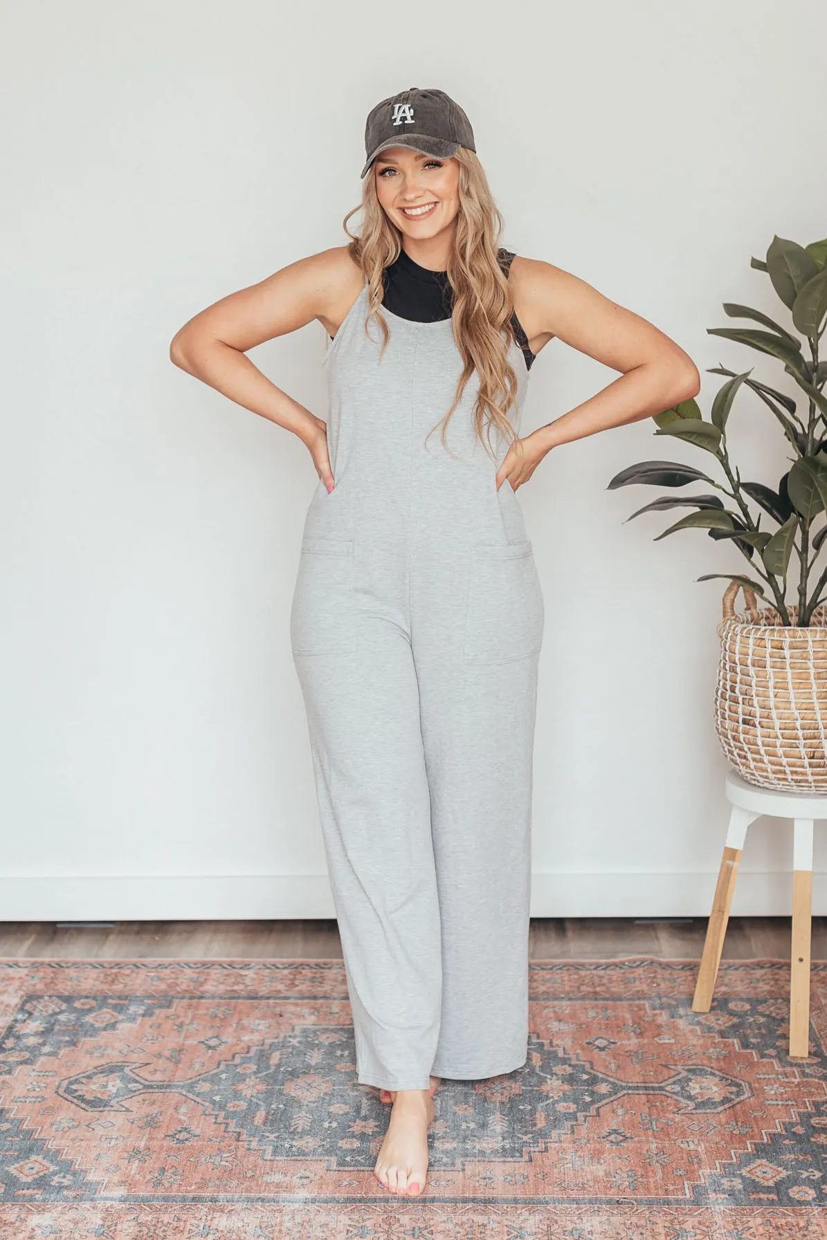 Beach Day Wide Leg Jumpsuit - 2 Colors