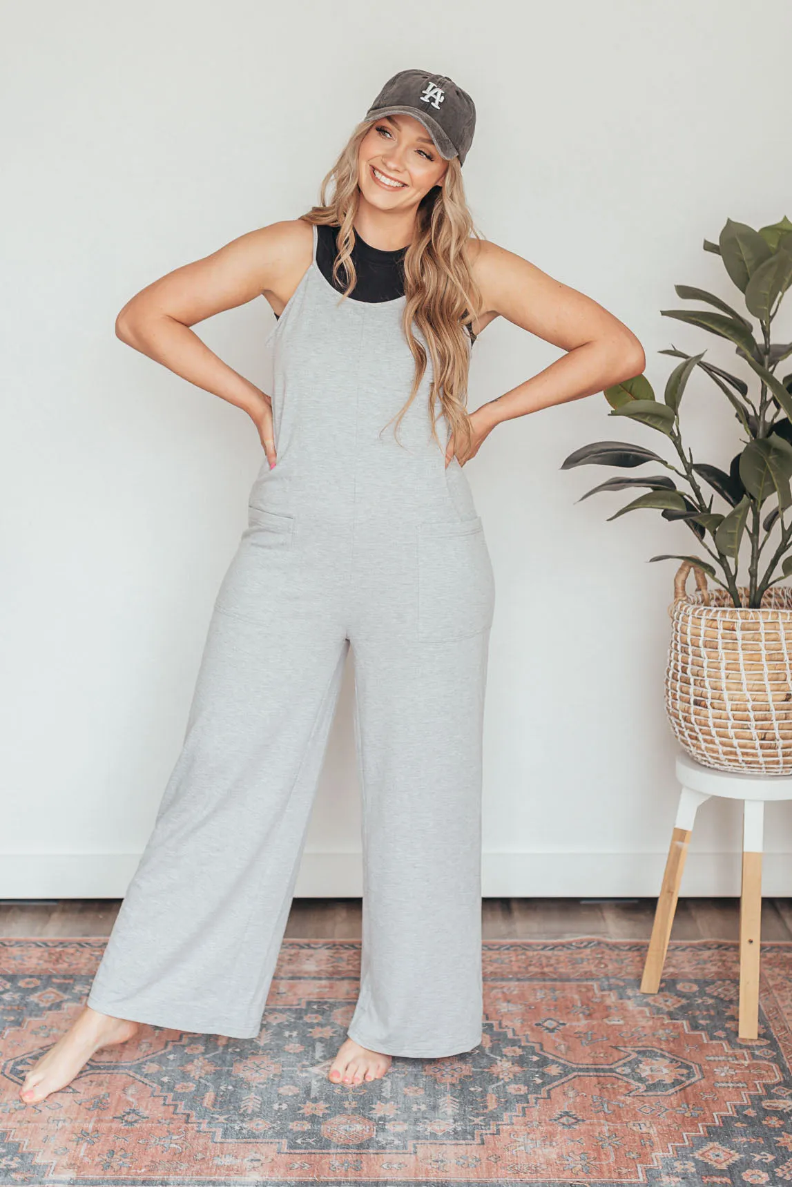 Beach Day Wide Leg Jumpsuit - 2 Colors