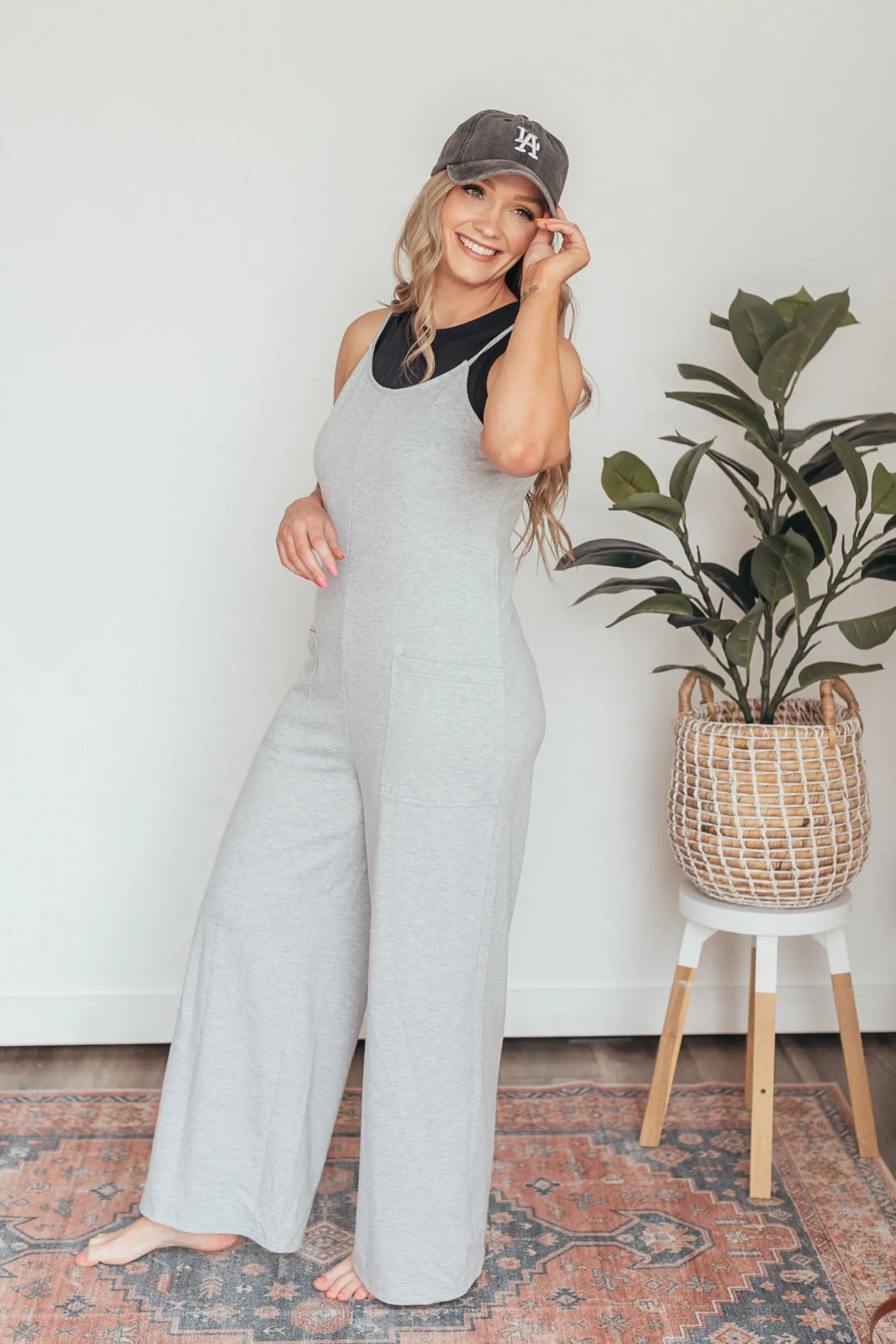 Beach Day Wide Leg Jumpsuit - 2 Colors