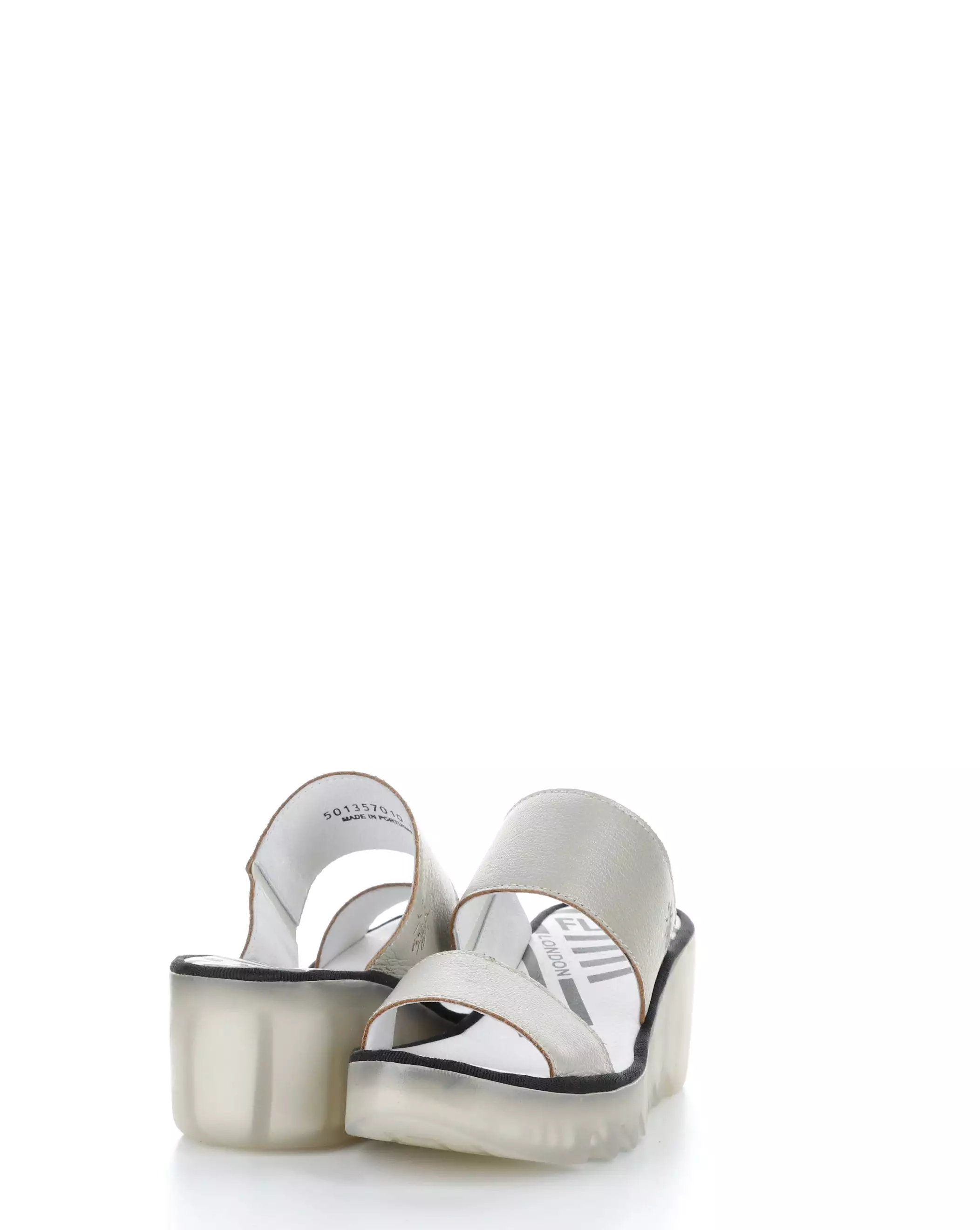 BESY357FLY 010 SILVER Slip-on Sandals