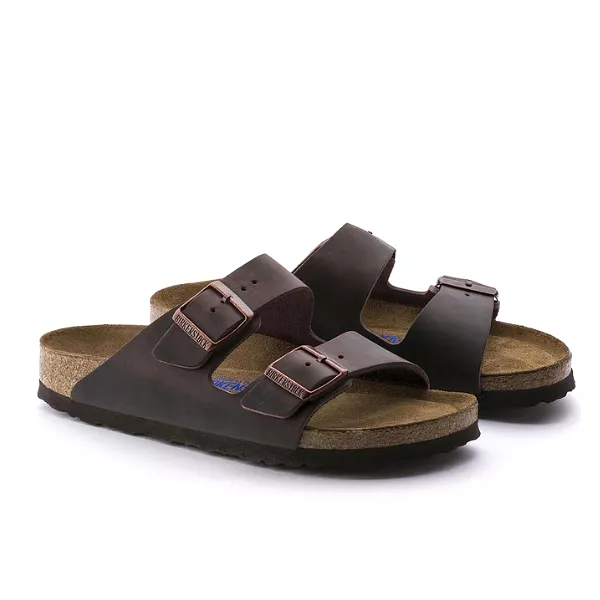 Birkenstock Men's Arizona Soft Footbed Oiled Leather Habana