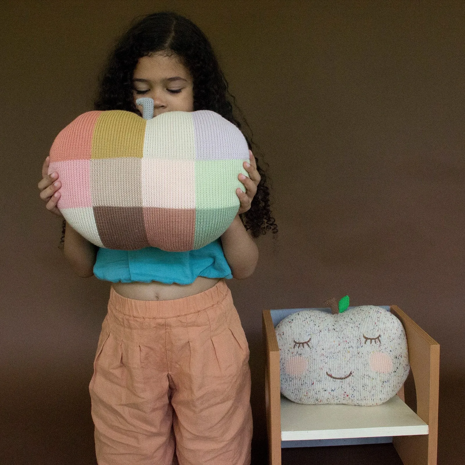 Blabla Apple Pillow - Patchwork