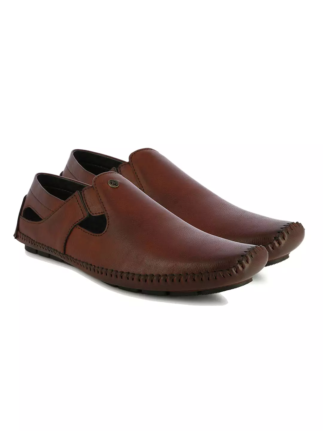 Bordo Synthetic  Sandals For Urbane Men