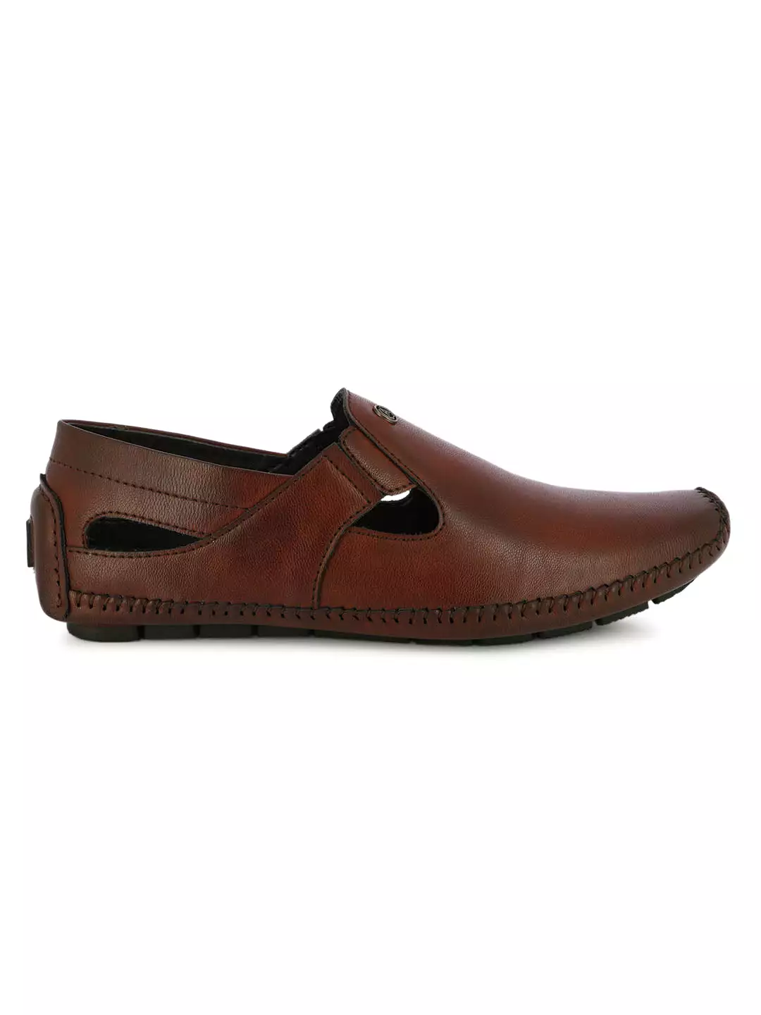 Bordo Synthetic  Sandals For Urbane Men