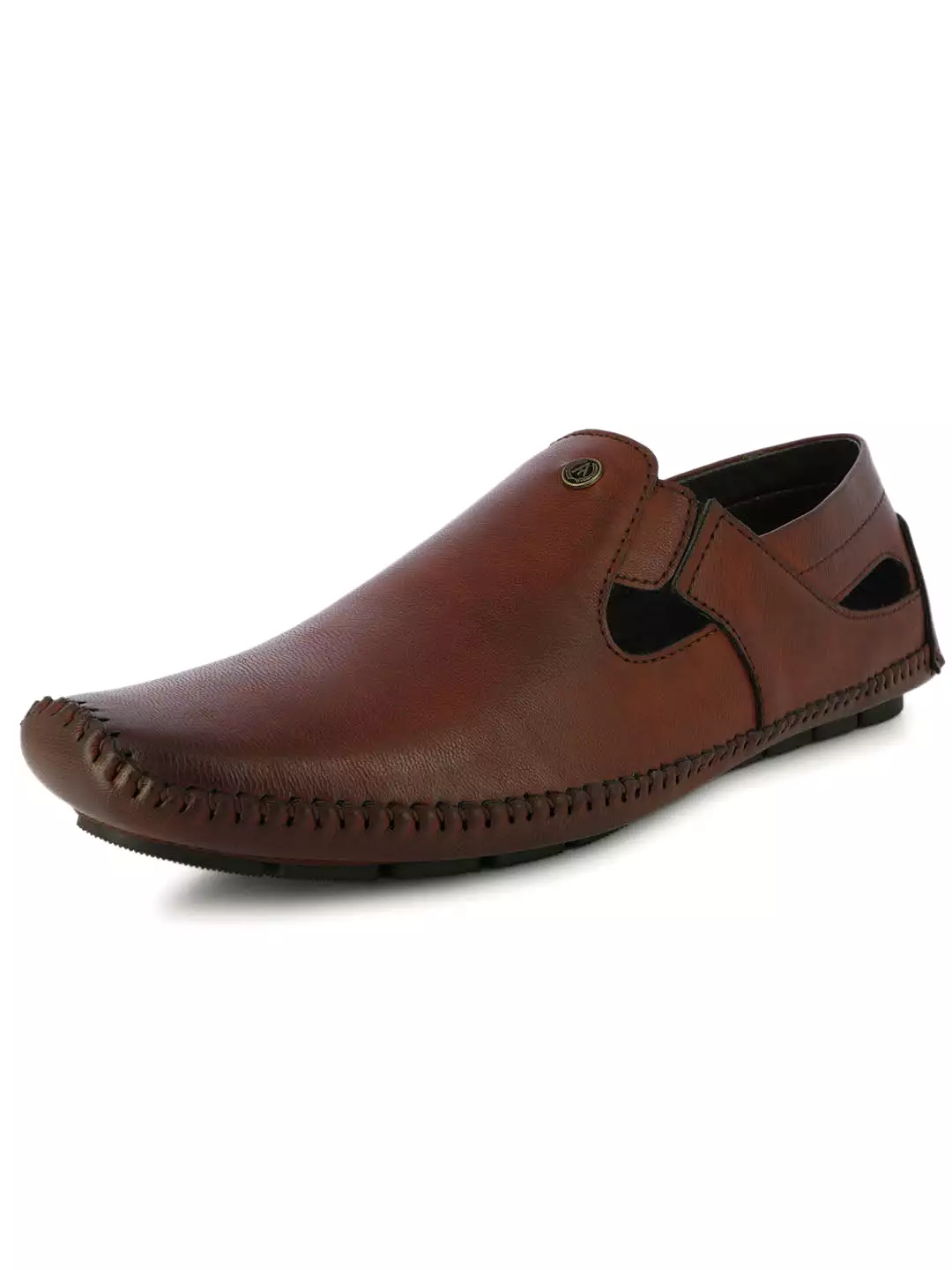 Bordo Synthetic  Sandals For Urbane Men