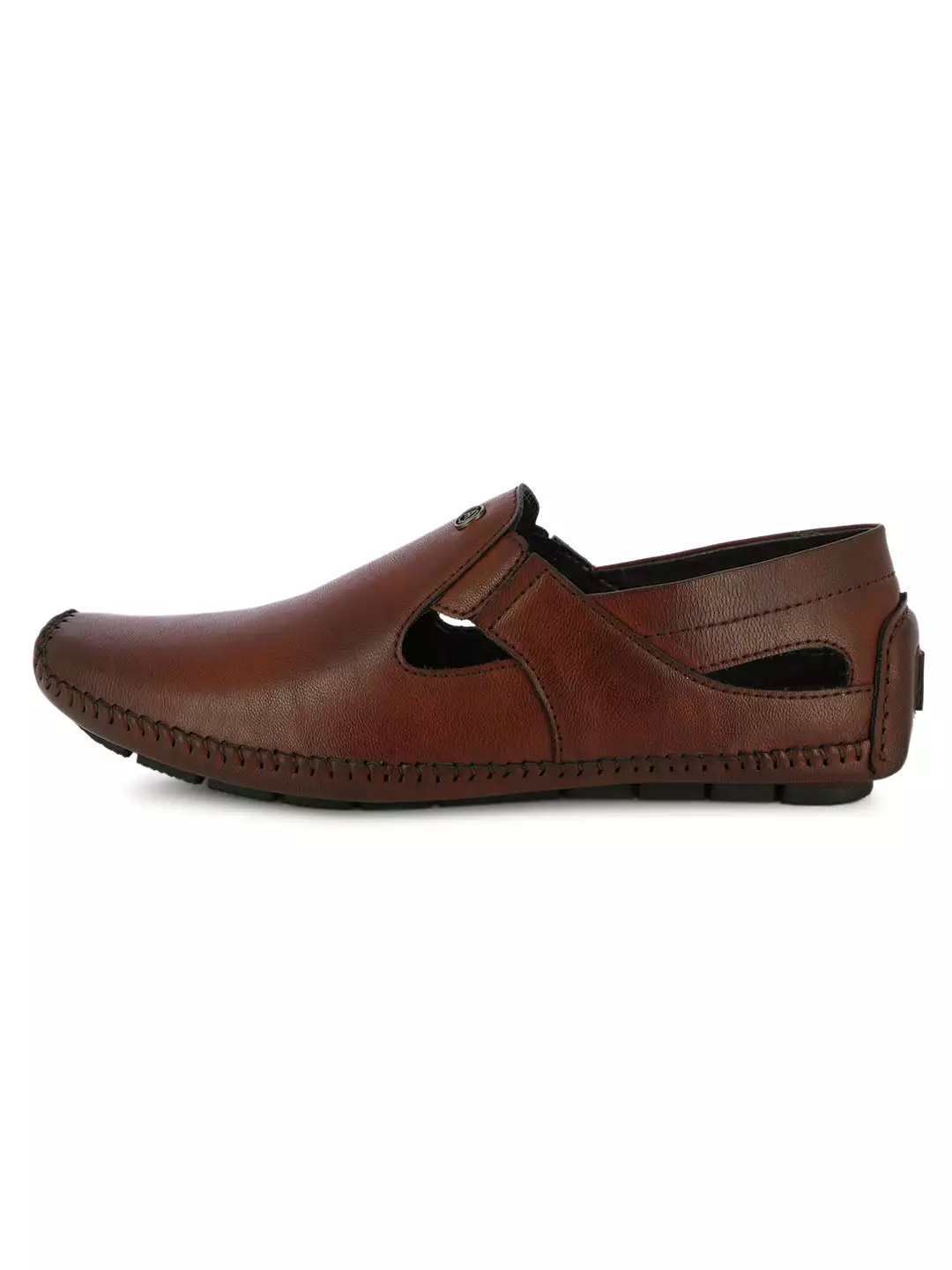 Bordo Synthetic  Sandals For Urbane Men