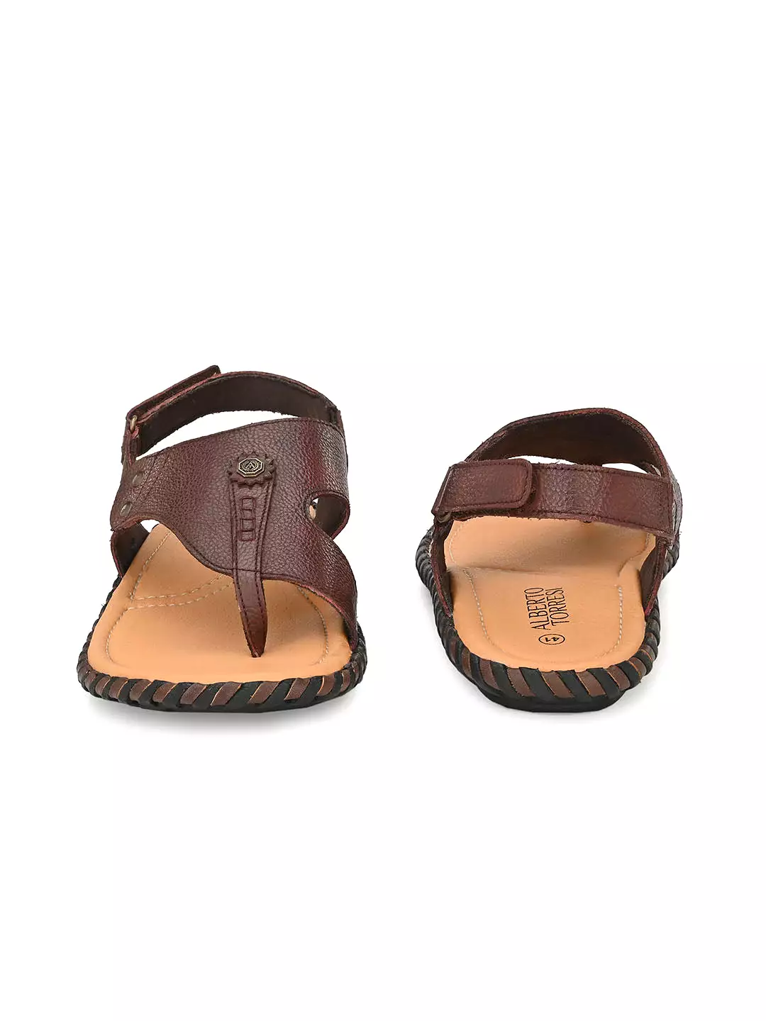 Bordo Unique Leather Sandals For Men