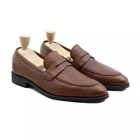 CAMPANIA - BROWN PEBBLE GRAIN LOAFER