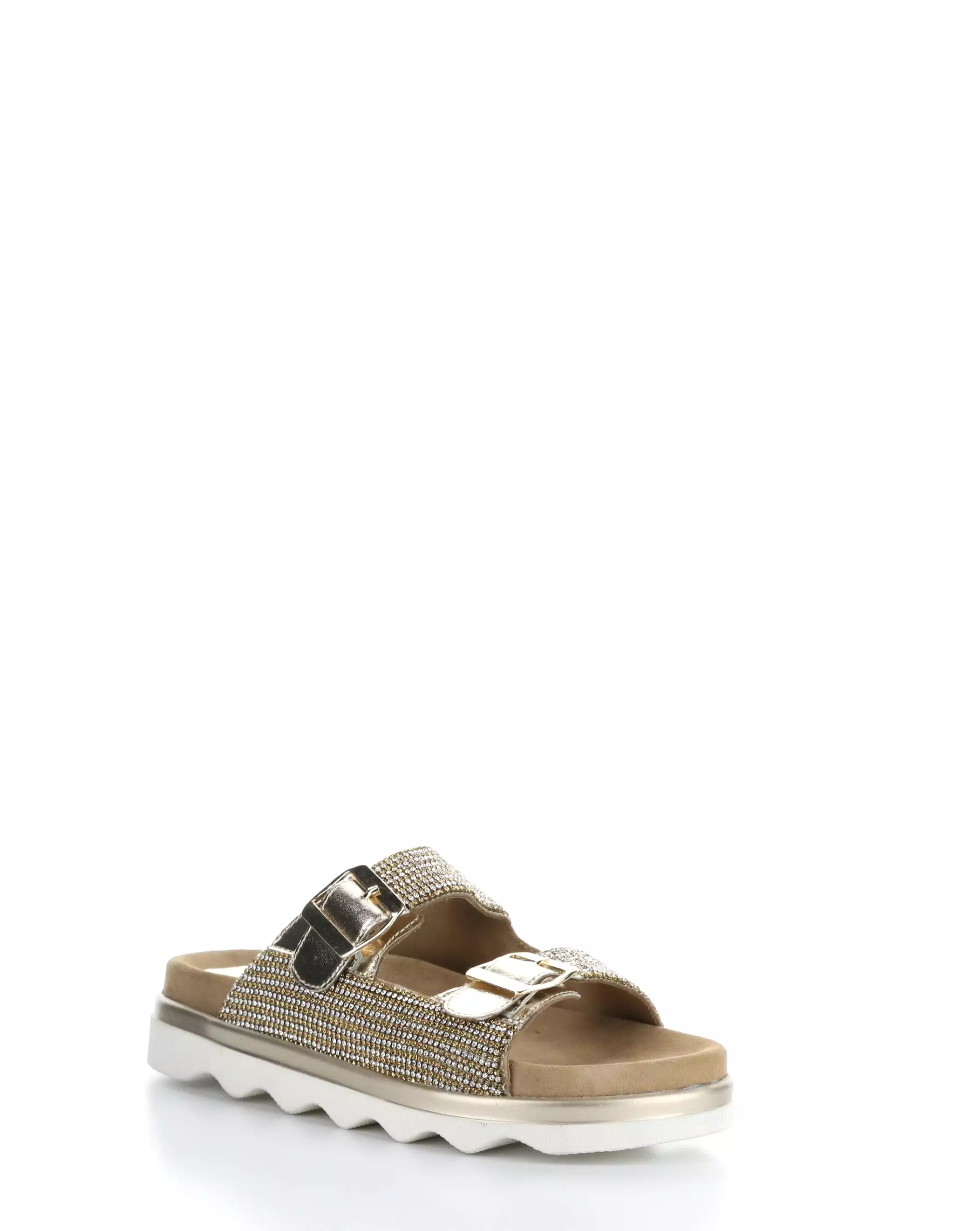 DAHNA GOLD Slip-on Sandals