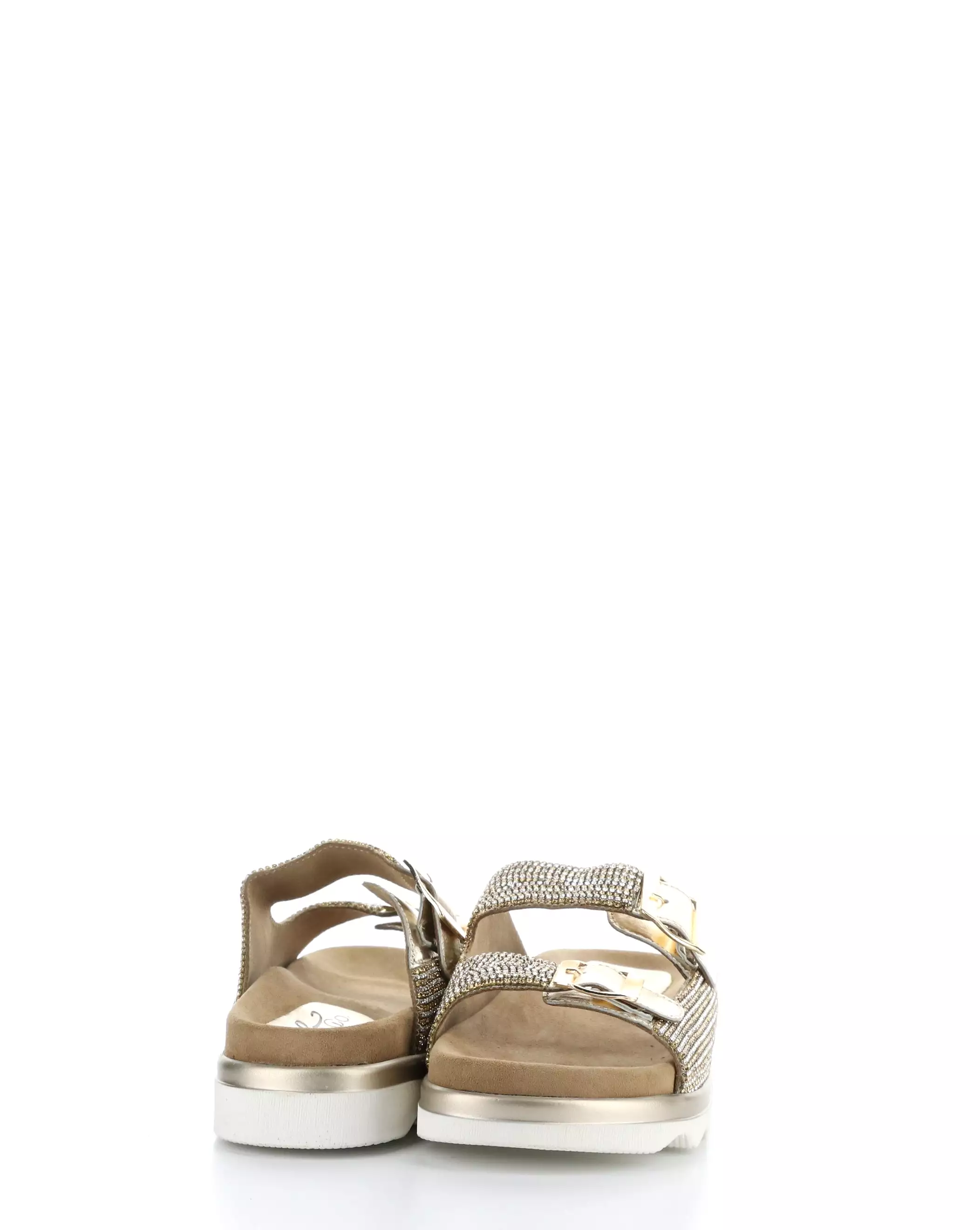 DAHNA GOLD Slip-on Sandals