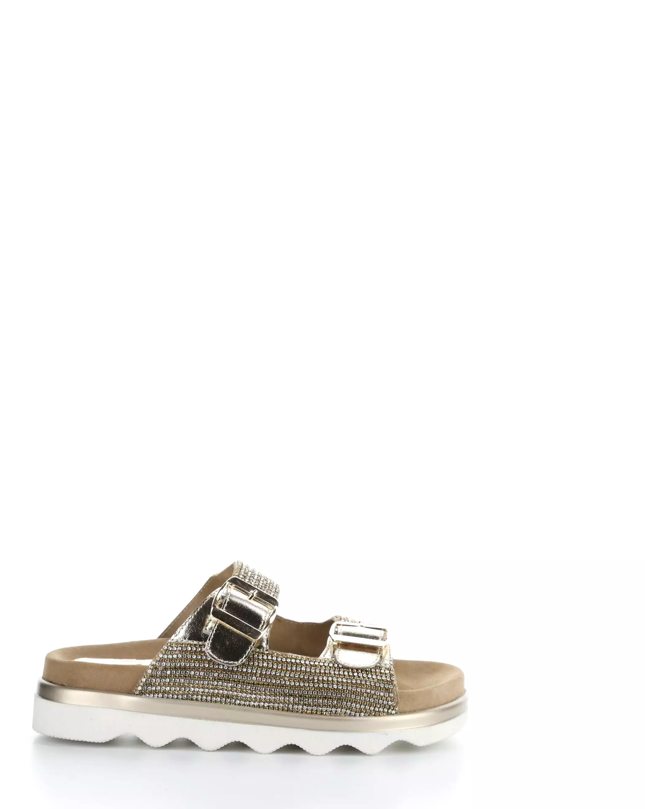 DAHNA GOLD Slip-on Sandals