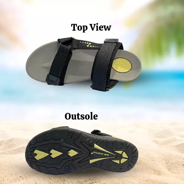 DR.KONG MEN'S TOTAL CONTACT SANDALS DK-S9000129-BLK(RP : $159)