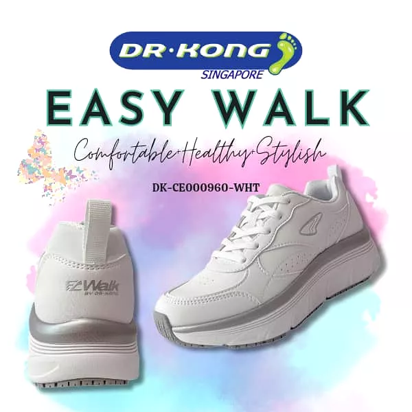 DR.KONG WOMEN EZWALK SPORT SHOES DK-CE000960-WHT(RP : $169)