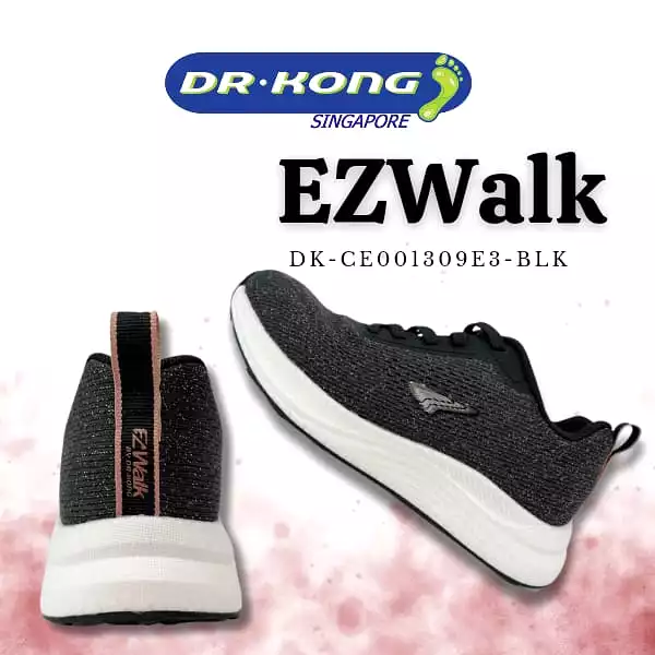 DR.KONG WOMEN EZWALK SPORT SHOES DK-CE001309E3-BLK(RP : $179)