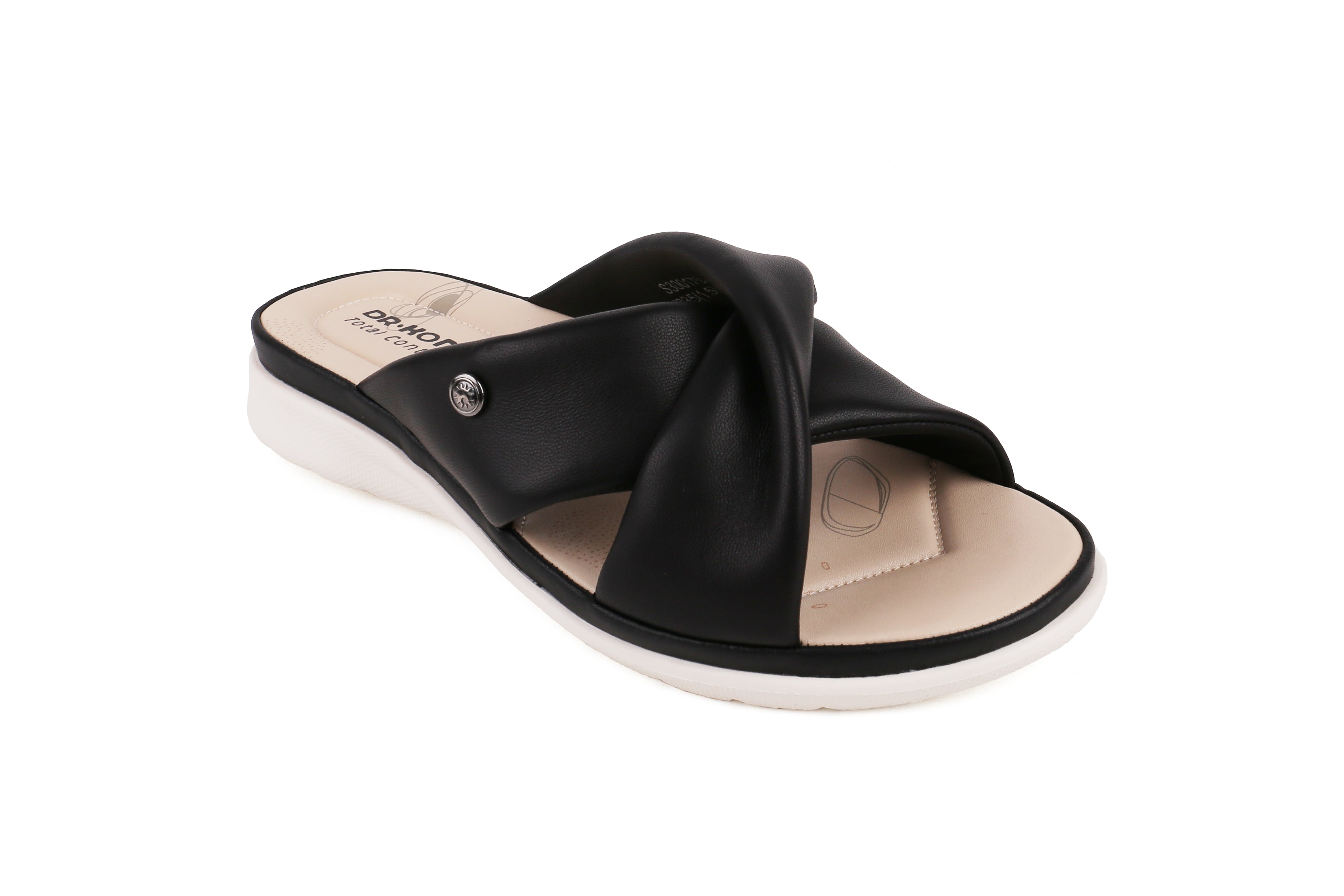 DR.KONG WOMEN TOTAL CONTACT SANDALS DK-S3001752-BLK(RP : $169)