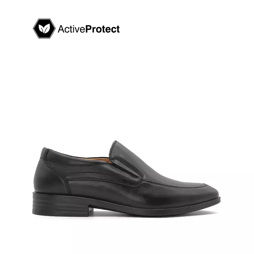 Egon Slip On AT Men's Shoes - Black Leather WP