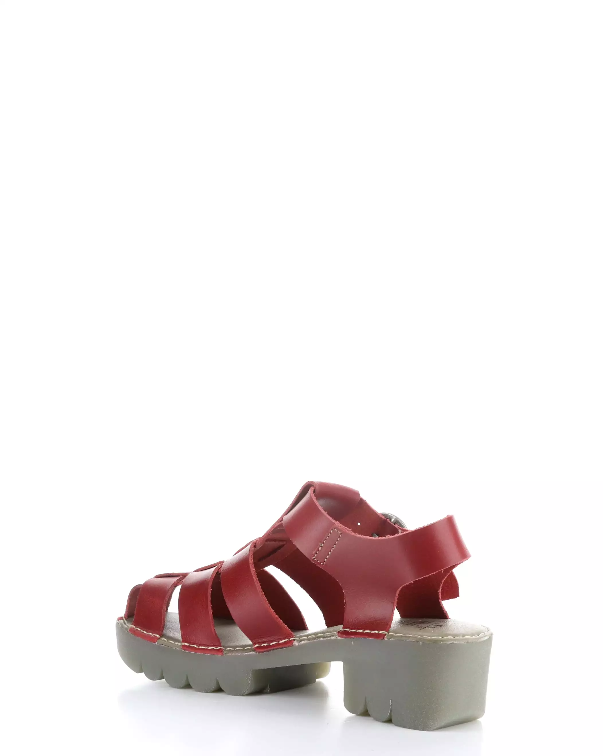 EMME511FLY 004 RED Round Toe Sandals