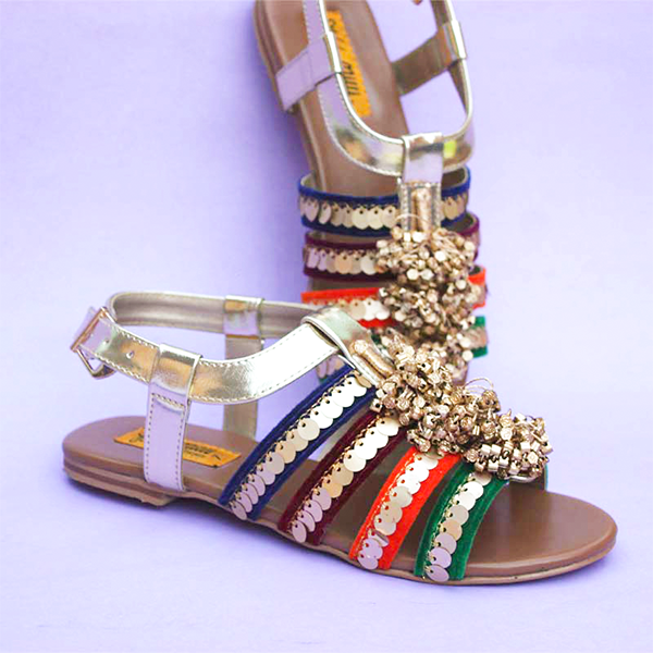 Fancy Flat Sandals For Ladies