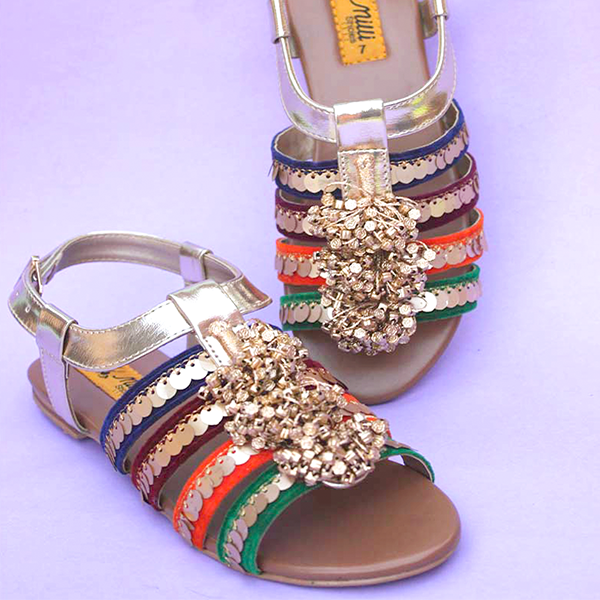 Fancy Flat Sandals For Ladies