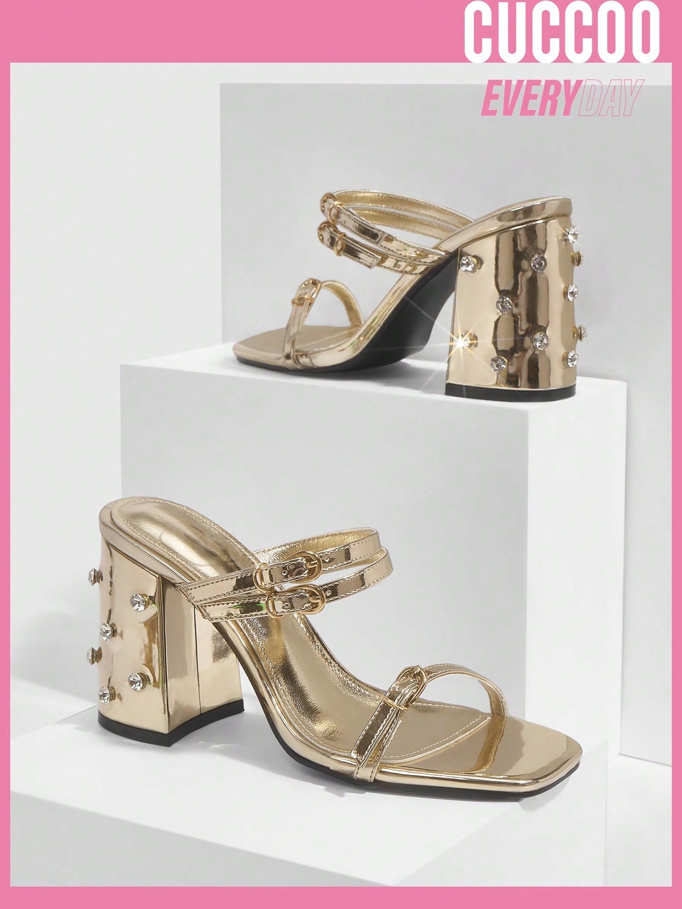 Fashionable High Heel Sandals With One-Strap For Women For Spring And Summer