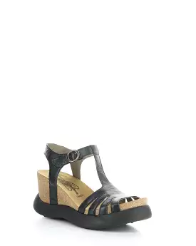 GAIT959FLY 000 BLACK Velcro Sandals