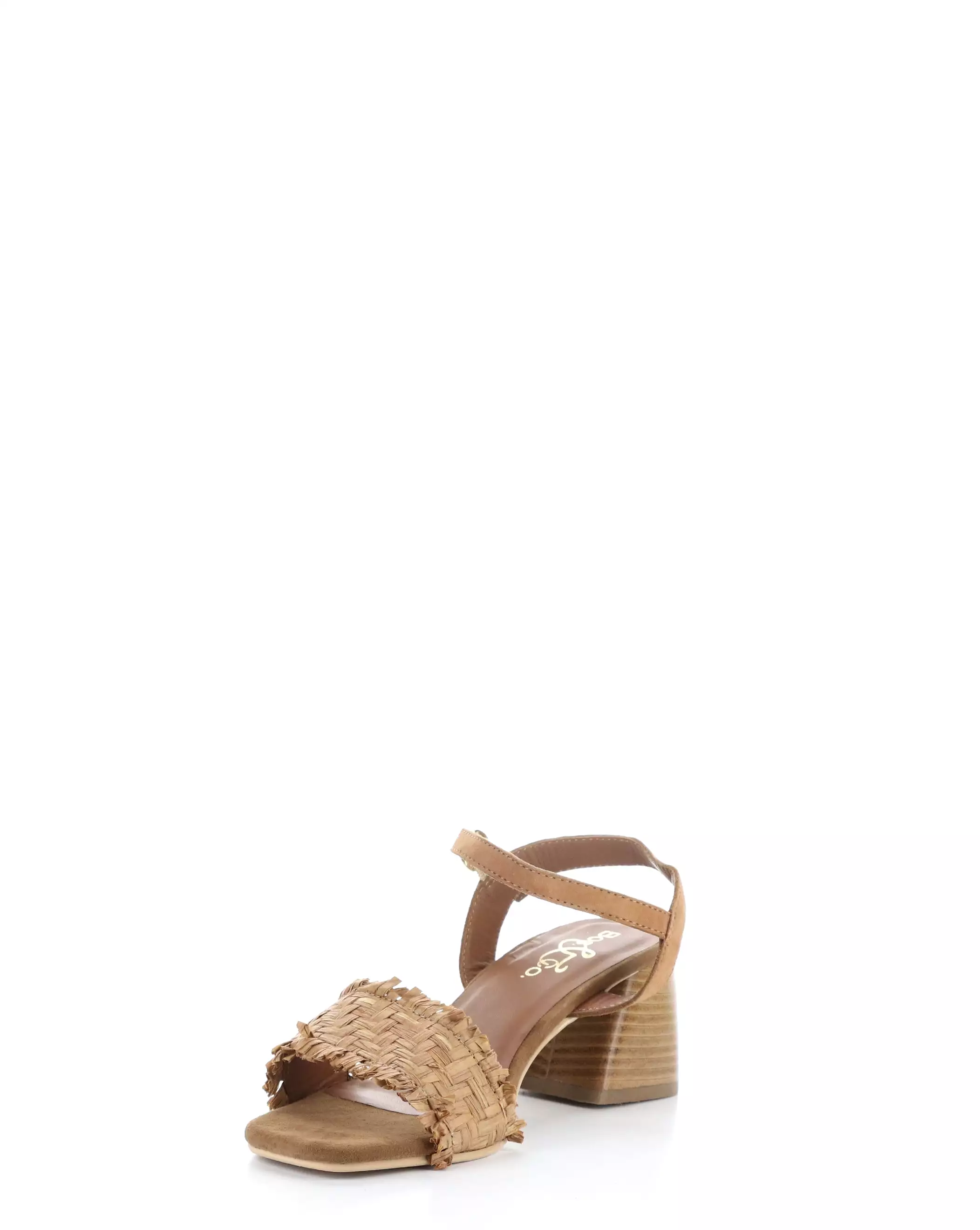 GERA TAN Round Toe Sandals