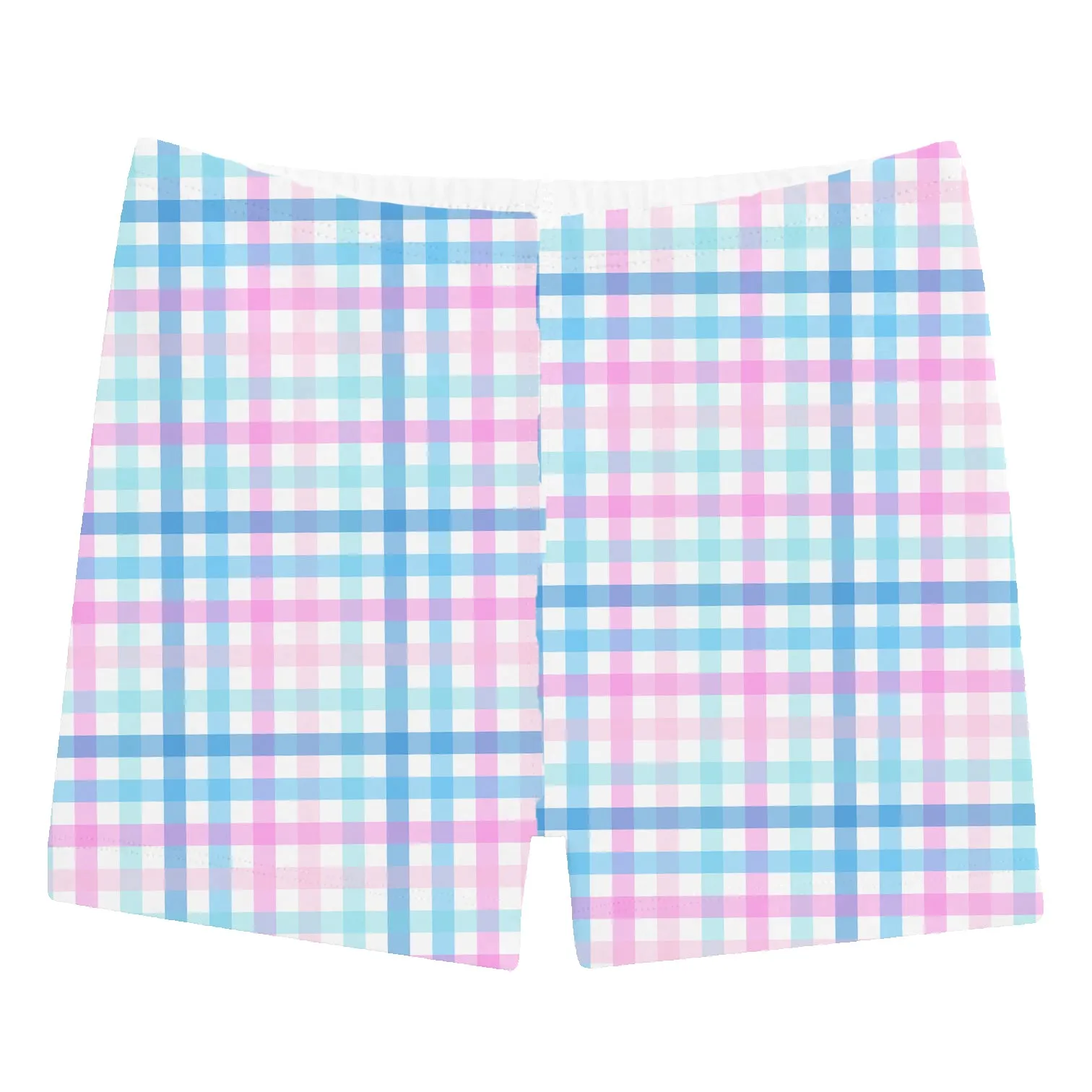 Izzy Tennis Dress With Shorts - Plaid Blue Sky