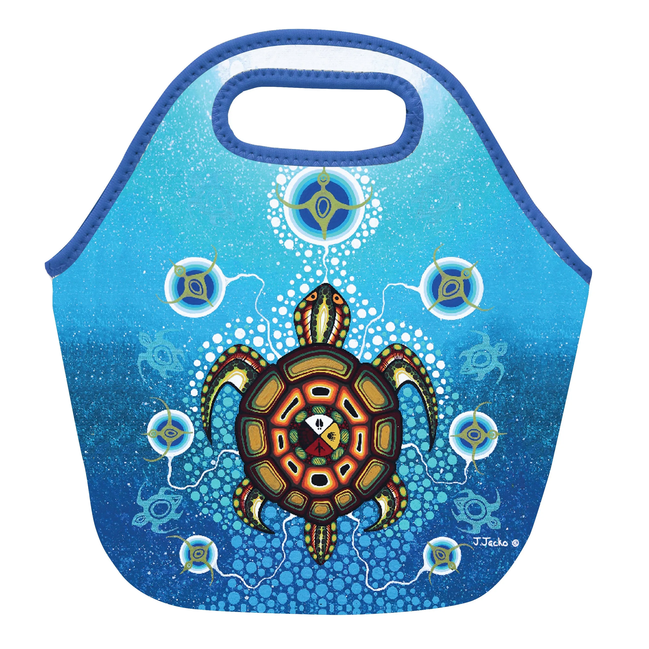 James Jacko Medicine Turtle Insulated Lunch Bag