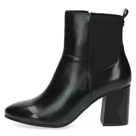 Ladies Caprice Black Boots High Heel Leather  Zip G Fit 25341-41 022 sale