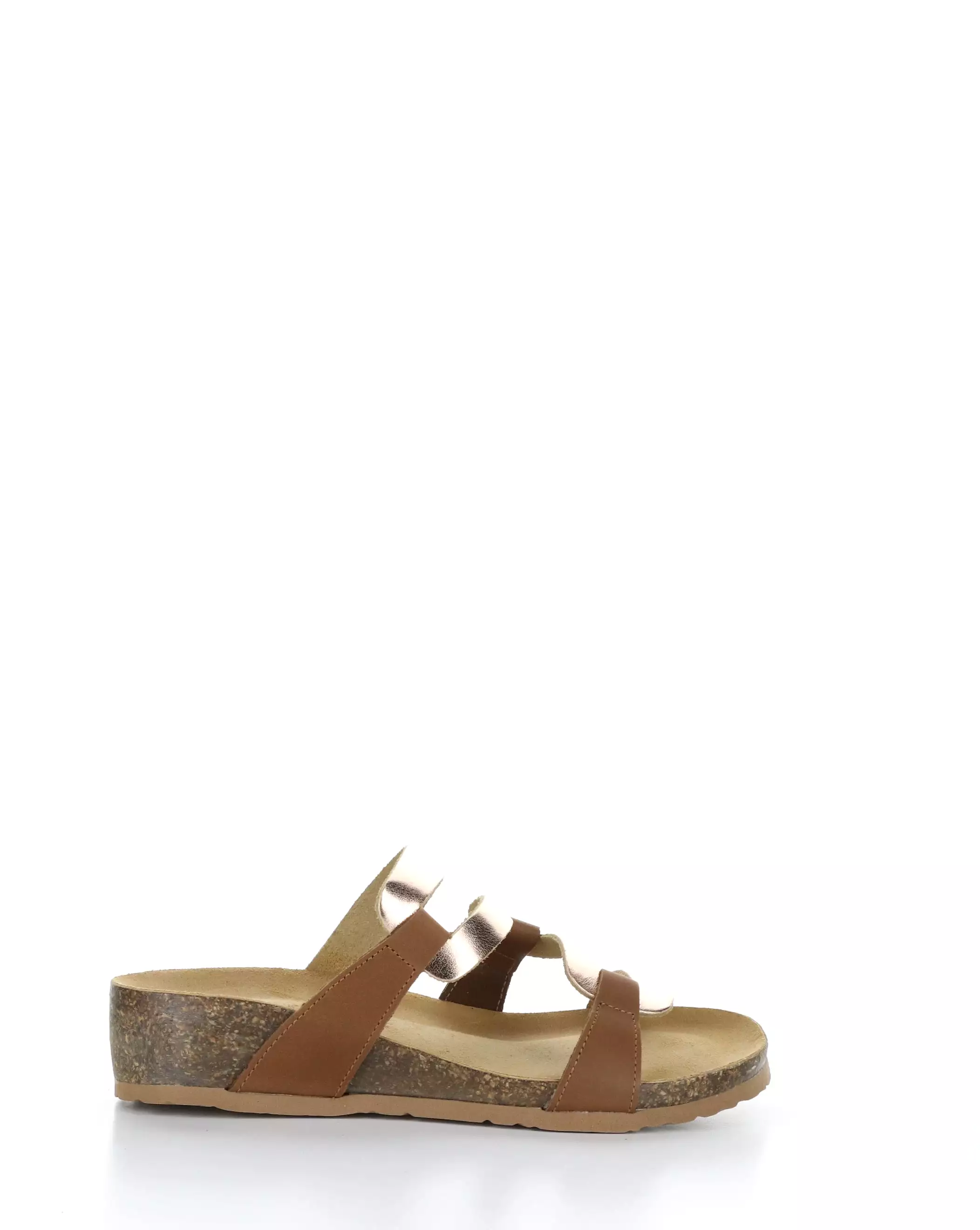 LUZZI BRANDY/PINK Slip-on Sandals