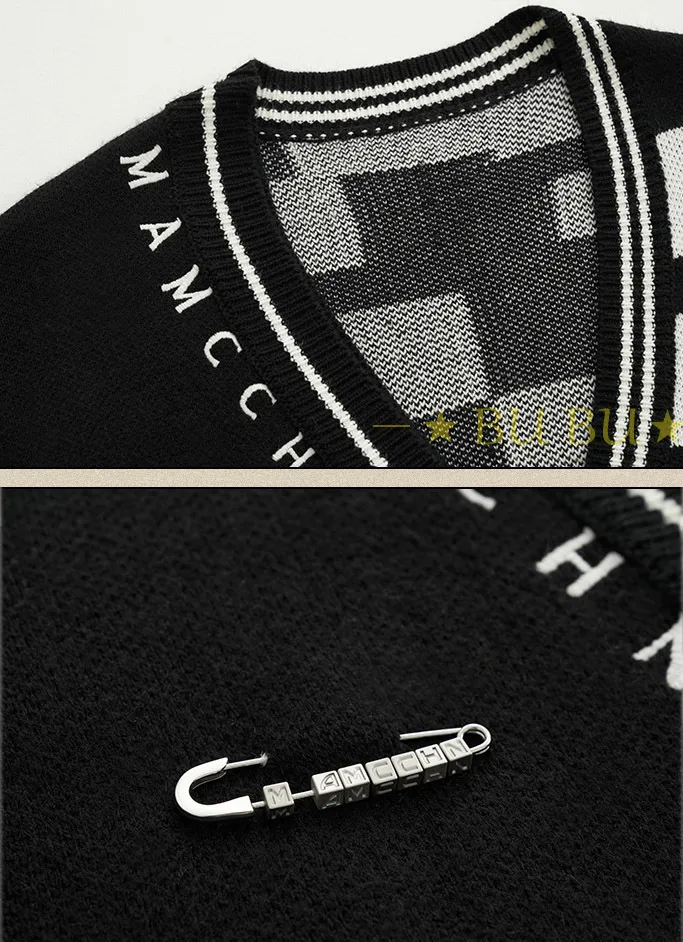 MAMC  |Other Plaid Patterns Monogram Unisex Blended Fabrics