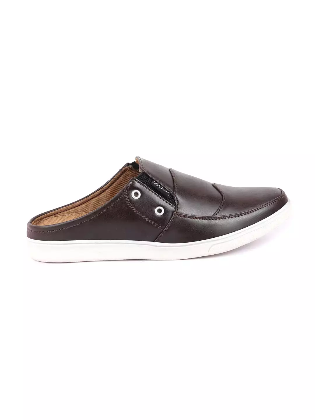 Men Coffee Casual Back Open Classic Slip On Shoes