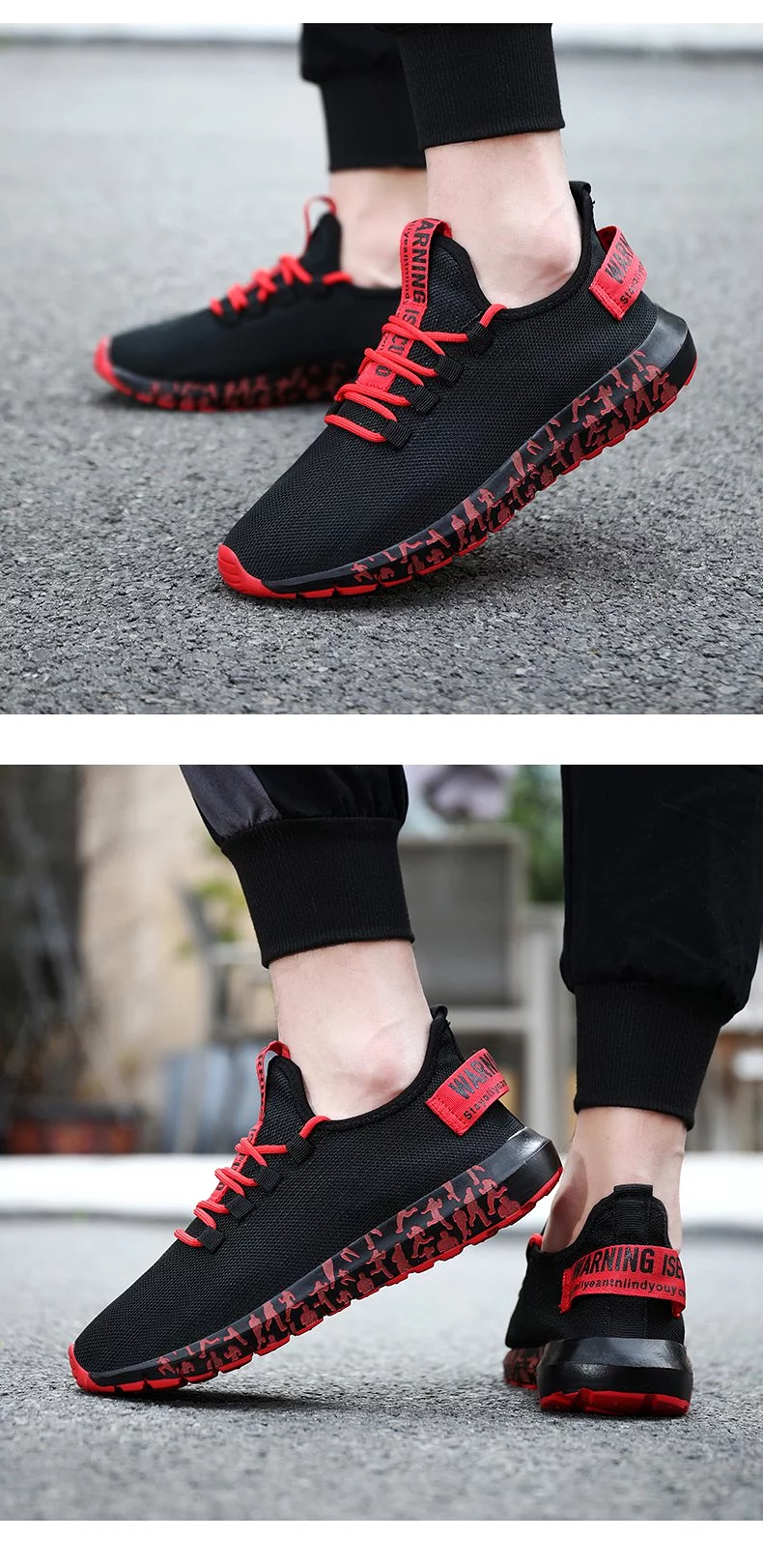 New Casual Men Breathable Summer Mesh Sneakers