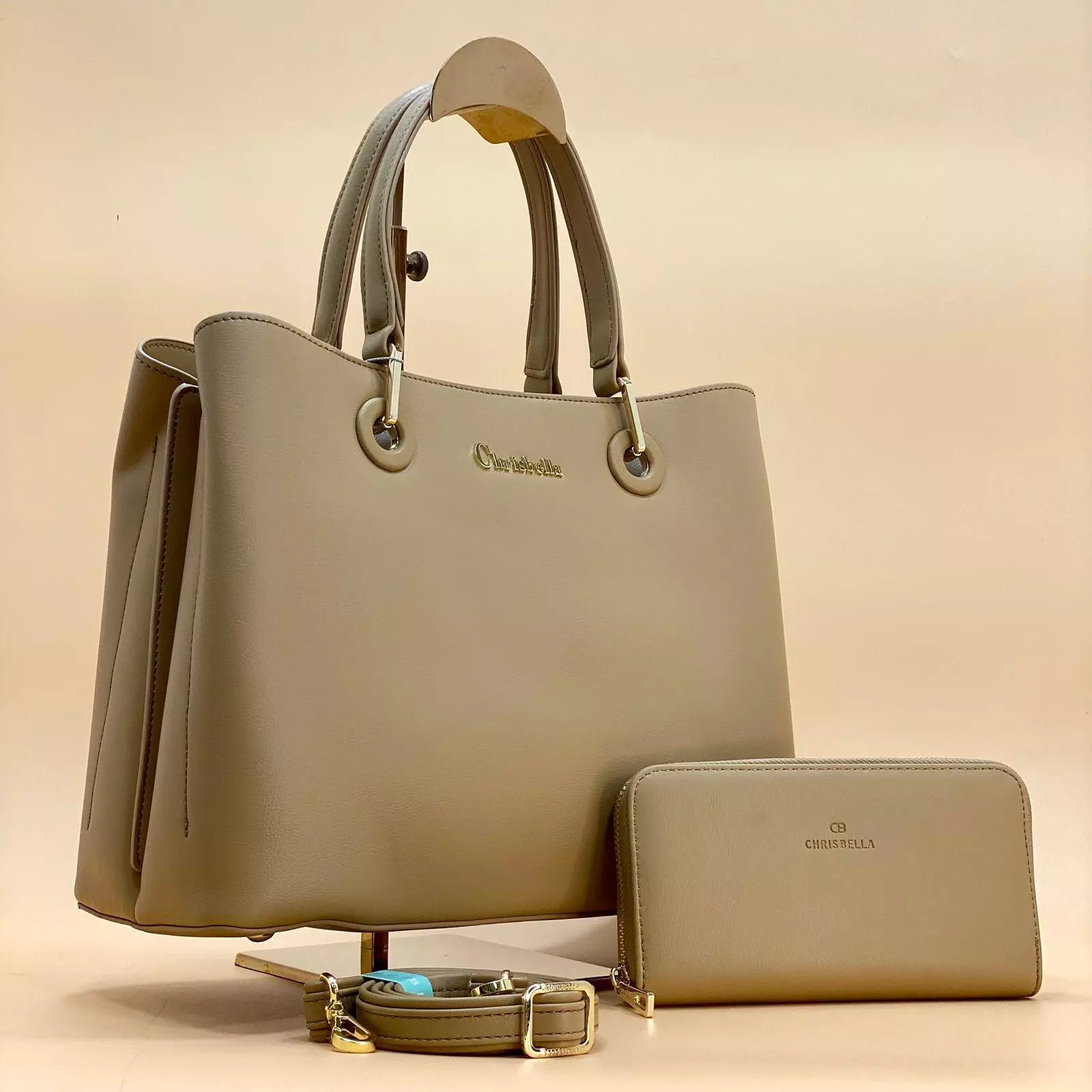 NEW CHRIBELLA  , WOMEN HANDBAGS 2IN1 B340