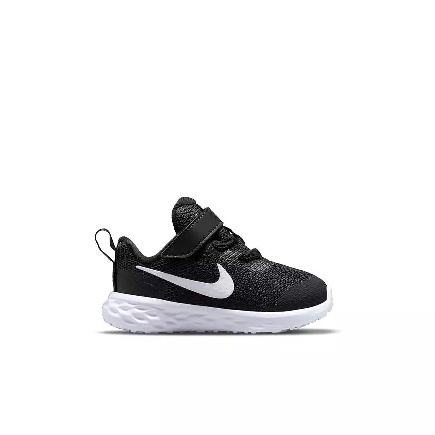 Nike Black/Smoke Grey Revolution 6 Toddler Sneaker