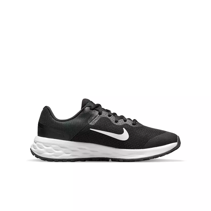 Nike Black/Smoke Grey Revolution 6 Youth Sneaker