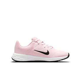 Nike Pink Foam/Black Revolution 6 Youth Sneaker