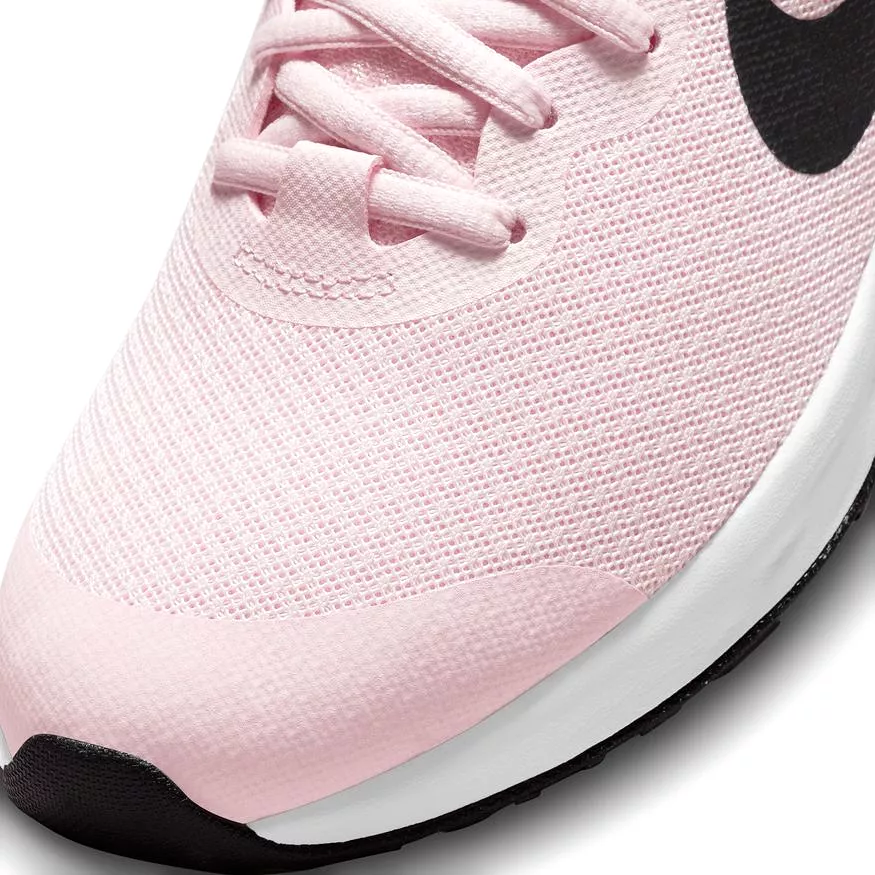 Nike Pink Foam/Black Revolution 6 Youth Sneaker