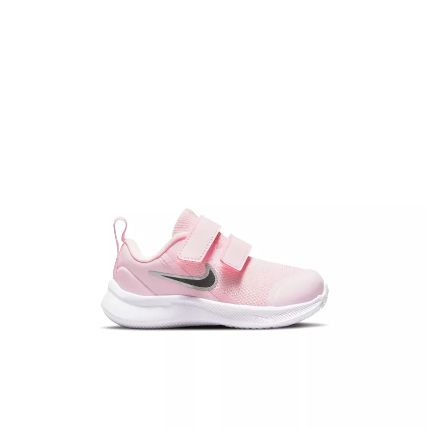 Nike Pink Foam/Black Star Runner 3 Toddler Sneaker